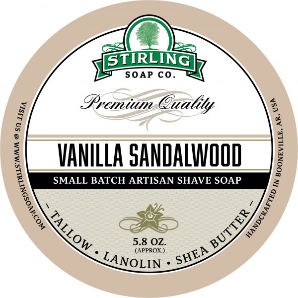 Jabón de Afeitar Stirling Vainilla Sándalo 170 ml