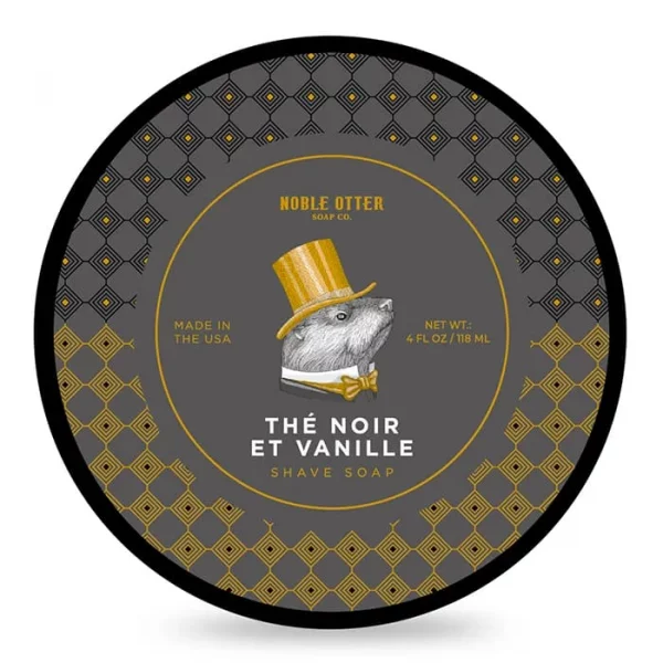 Jabón de Afeitar NOBLE OTTER THÉ NOIR ET VANILLE 118ml