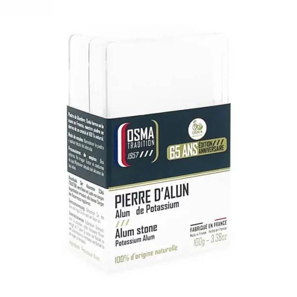 Piedra de Alumbre OSMA Caja de Plástico 100g