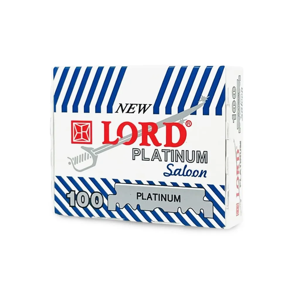 Cuchillas de Afeitar Partidas LORD PLATINUM SALOON 100 Unidades
