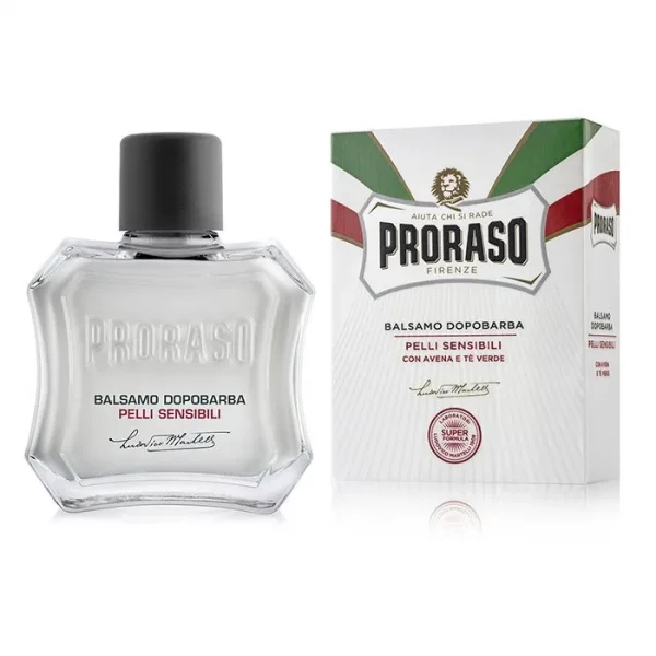 After Shave Bálsamo PRORASO TE VERDE Y AVENA 100ml Pieles Sensibles