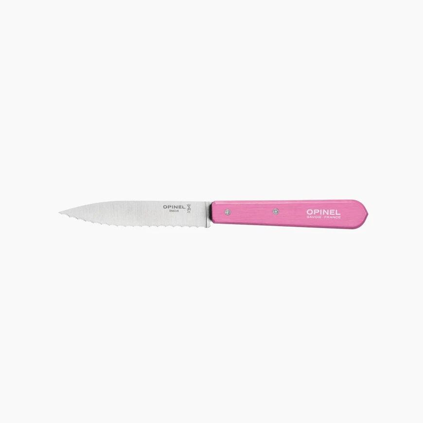 Cuchillo de Cocina Dentado OPINEL 113 Fucsia