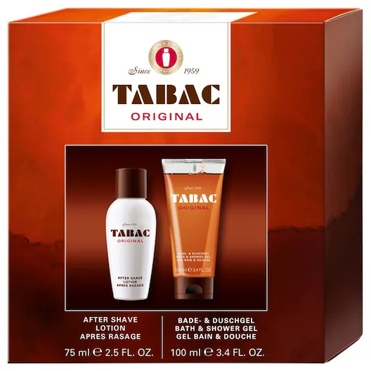 Set After Shave Loción 75 ml & Gel Ducha 100ml TABAC ORIGINAL 