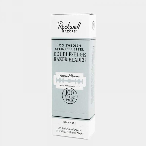 Cuchillas de Afeitar Doble Filo Rockwell 100 Unidades