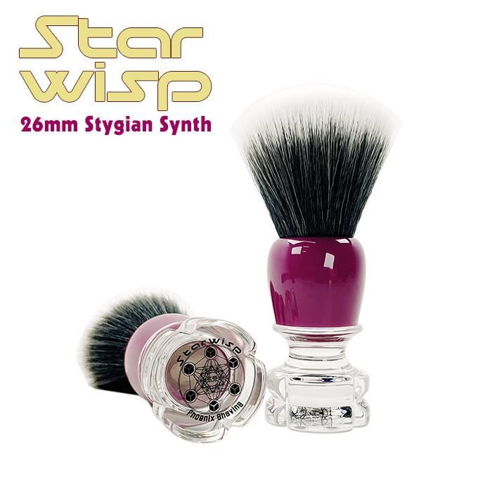Brocha de Afeitar Sintética STAR WISP Phoenix Artisan 26mm