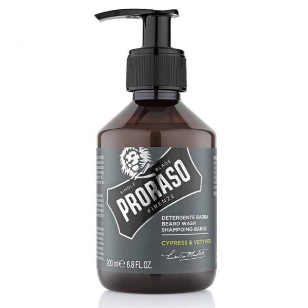 Champú para Barba CIPRÉS Y VETIVER Proraso 200ml